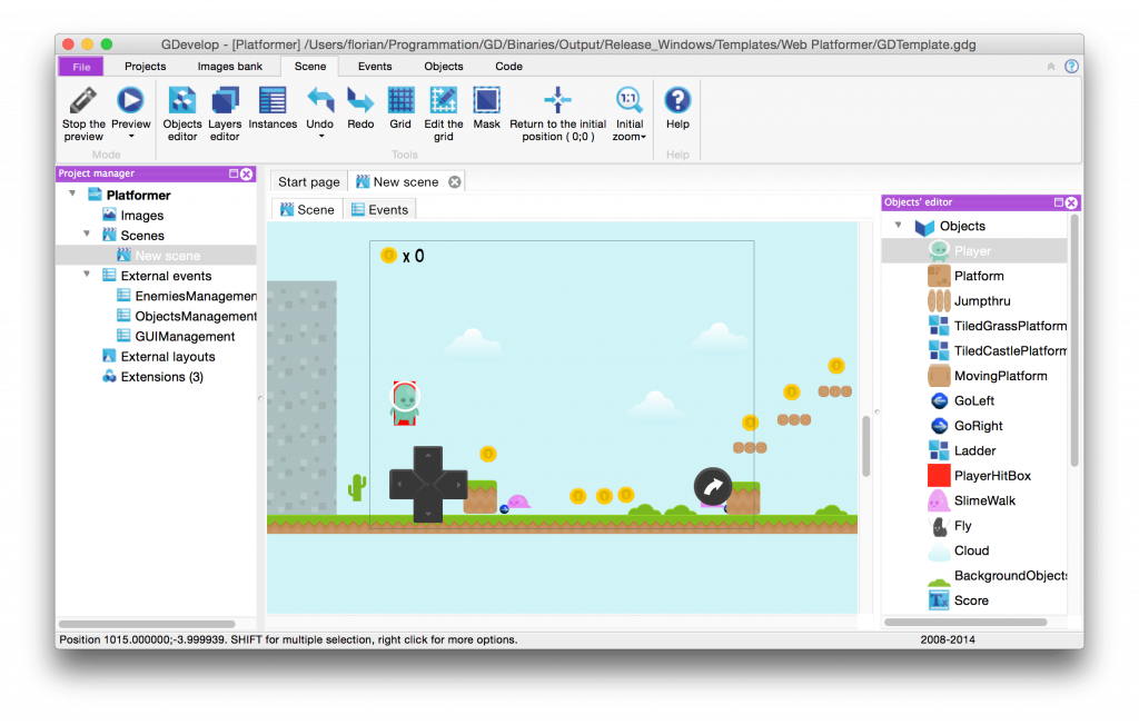 Gdevelop – játék készítés programozói tudás nélkül?