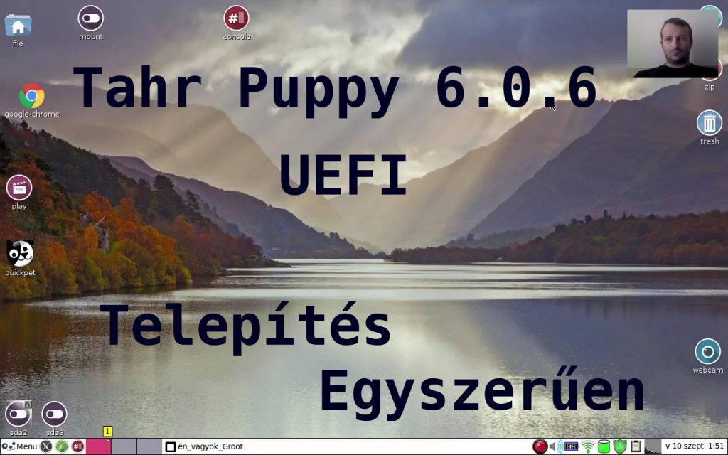 Tahr Puppy 6.0.6 telepítés videó