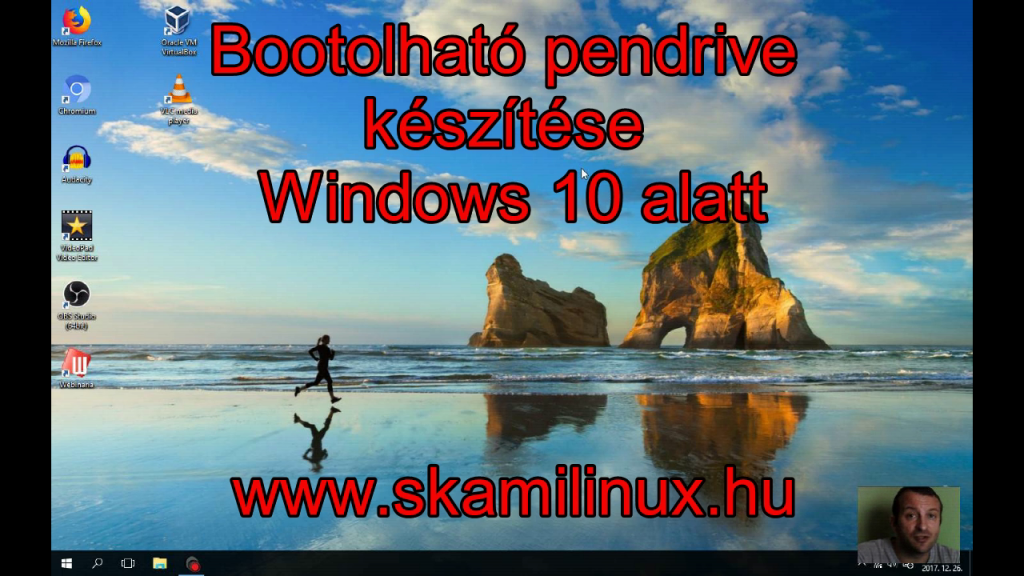 Bootolható pendrive készítése Windows 10 alatt – videó